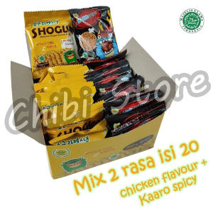 【PER BOX】Korean Snack SHOGUN Mie Kering - Cemilan Mie Kremes - Mie Shogun Korea 320-480g
