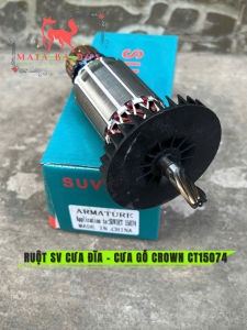 ROTOR MÀY CƯA GỖ CROWN CT15074 (THÂN 43 - DÀI 163 - 6 RĂNG DẤU SẮC) - MÁY CƯA ĐĨA CẦM TAY