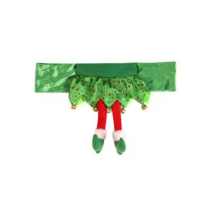 YOYO Dễ thương Bọc ghế giáng sinh Chất lượng cao Cổ điển Thắt lưng ông già Noel Đồ trang trí nhà bếp Linh hoạt Trang trí lưng ghế Hàng cung cấp cho ngày lễ