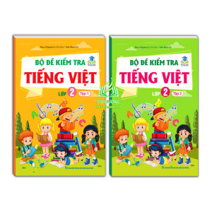 Sách - Combo Bộ đề kiểm tra Tiếng Việt lớp 2 tập 1+2 (BT)