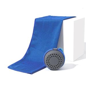 Exercise Cooling Towel with EVA Storage Beach Towel Quick Drying Towel Perfect for Outdoor Activity Gym Enthusiasts