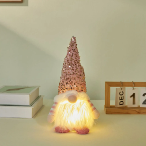 Glowing Gnome Christmas Faceless Doll 30cm Tree Decorations 2025 Night Light Xmas Gift Navidad New Year Home Decor