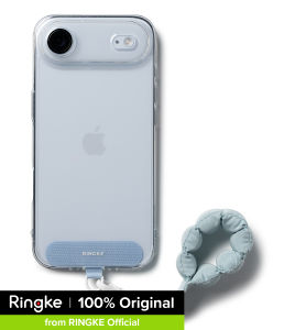 Ringke Holder Link Puffer Finger Strap – Plush Finger Strap & Durable Phone Tag Universal Fit for Smartphones Hands-Free Secure Grip