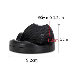 [HCM] 1 Giá đỡ điện thoại dán trên ô tô (TRÒN 9.2CM ) xoay 360 độ bảng số điện thoại trên Taplo xe hơi 2 trong 1