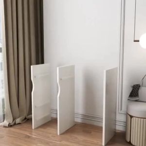 LZ-Dressing Table Bedroom Sliding Mirror Can Hide Modern Simple and Light Luxury Girls Makeup Table Storage Cabinet Desk Integrated