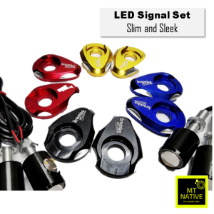 Universal SIGNAL LED SIGNAL SET SIGNAL LED MINI ALLOY MOTORCYCLE Y15/R15/RS150/LC135/RFS150/R25/NINJA 250/ER6/Ducati/NVX