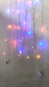Lampu Hias Tumblr 100 LED 9 Meter / Lampu Natal Rainbow