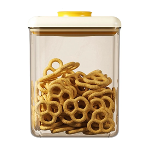 Plastic Vacuum Sealed Storage Case Press Lock Preservation for Rice Grains Coffee Kitchen Cabinet Storage