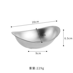 304 Stainless Steel Mangkuk Korea Gold Salad Mixing Bowls/财神供奉碗