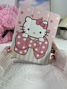 032 เคสฝาพับ ใส่ปากกาได้ สำหรับ iPAD  Air 6 11 2024 Gen7 10.2 Gen8 Gen9 Gen10 2020 iPAD Pro11 2020 2021 Air4 Air5 10.9 Air1 Air2 9.7 ลายการ์ตูน พร้อมสง