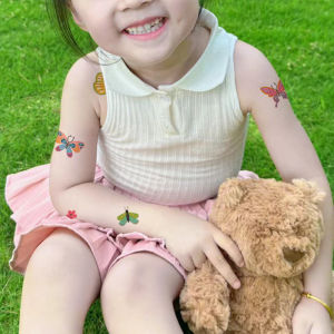 Color Butterfly Glitter Tattoo Sticker Electronic Music Festival Facial Makeup Waterproof and Lasting Childrens Makeup Stage Performance Sticker