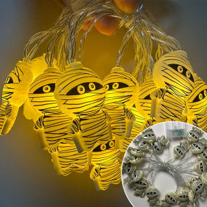 LED Halloween Light String Pumpkin Skull Eye Balls Ghost Festival Party Lantern Trick Or Treat Happy Halloween Day Decor