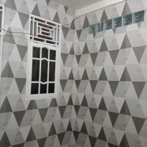 Stiker Dinding Motif Bunga Elegan/Catur/Stripe/Warni 10m X 45cm untuk Dekorasi Interior
