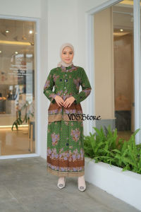 [Bisa COD] Gamis Setelan Muslimat NU Seragam Muslimat Bahan Sanwos Semi Sutra Katun Premium