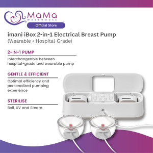imani iBox 2-in-1 Electrical Breast Pump (Wearable + Hospital Grade)