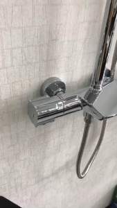 Sen cây chỉnh nhiệt đồng mạ crom sáng bóng