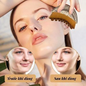 Cọ Massage Mặt Mini Lông Mềm Có Hộp Đựng – Dụng Cụ Massage Mặt Cầm Tay Nhỏ Gọn Tiện Mang Theo