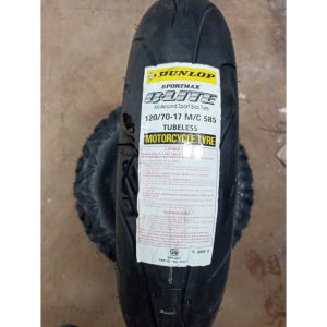 BAN DUNLOP SPORTMAX QLITE 110/70-17 120/70-17 BIJIAN RING 17 R17 R 17 Q-LITE Q LITE SOFT COMPUND KOMPON ORIGINAL not rosso sport corsa 2 pilot gp mp27 mp22 sporty extramaxx victra