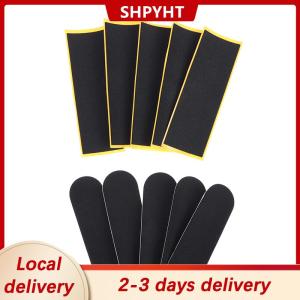 [COD] SHPYHT Local delivery Ship within 24 hours 5Pcst Black Fingerboard Deck Uncut Tape Stickers Black Foam Grip Tape Stickers 2 Size