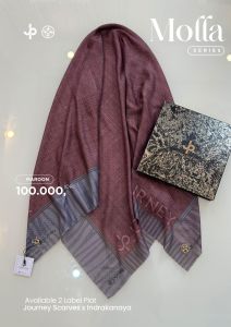 READY !!! MOLLA Series By Journey Scarves Jilbab Terbaru Oktober 2024 Exslusive Indrakanaya