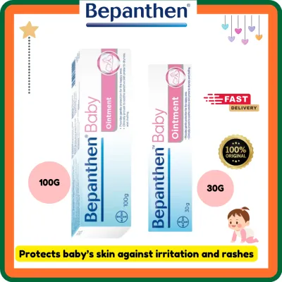 Bepanthen Baby Ointment 30g&100g | EXP: 07/26 & 10/27| Dry Skin | Sensitive Skin | Baby skin | Nappy area | irritate | rashes