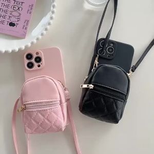 Large Capacity Ladies Leather Phone Bag Wallet Case Crossbody Phone Case for Iphone 16 1514 13 12  11promax Iphone7plus Xsmax