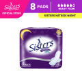 Sisters Sanitary Napkin Net Side (Night-use) 8's. 