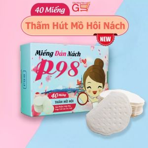 Hộp 40 Miếng Dán Thấm Mồ Hôi Nách - Hạn Chế Ngăn Cản Mồ Hôi Nách [ CÓ CHE TÊN KHI GIAO HÀNG ]
