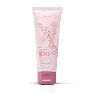 Hanasui Body Serum Gel 200 ML BPOM - Aloe Vera  Body Serum Gel Tubuh - Vit C Body Serum Gel - White And Flawless Sakura - Ken Herbal