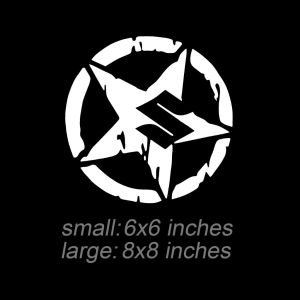 Suzuki Star Logo Motorcycle Sticker Waterproof And Car Sticker Waterproof Design Hologram Sticker Decals