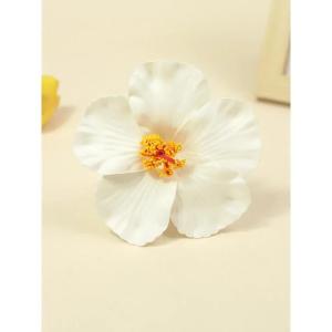 Orchid Flower Hair Clip Elegant Hibiscus Hairpin Side Clip for Women Girls Wedding Birthday Party Favor Hawaii Headwear