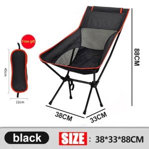 【Buy 1 Get 2】Folding Chair Ultra-Light Aviation Aluminum Alloy Outdoor Camping Chair Portable Beach & Fishing Seat Durable Travel Tool Chair