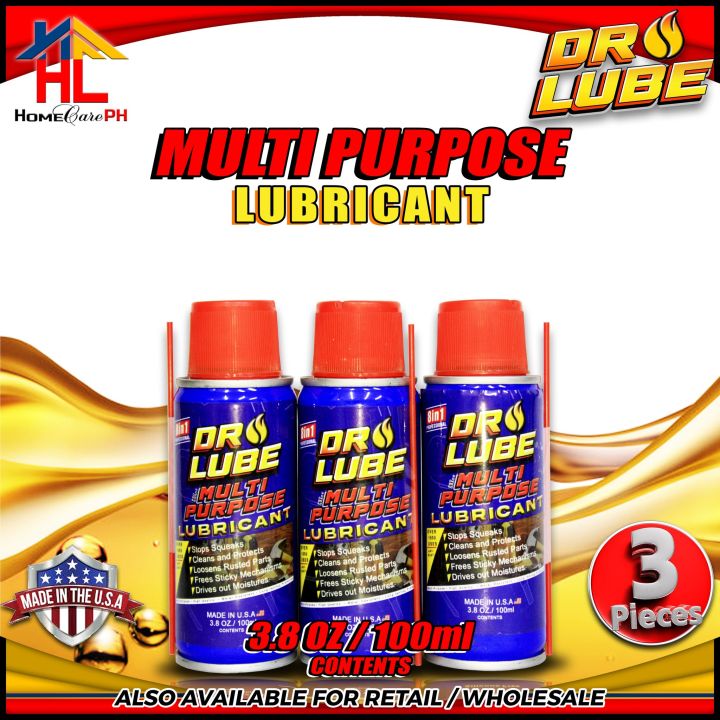 Dr Lube 3pcs Multi-Purpose Lubricant 100ml | Lazada PH