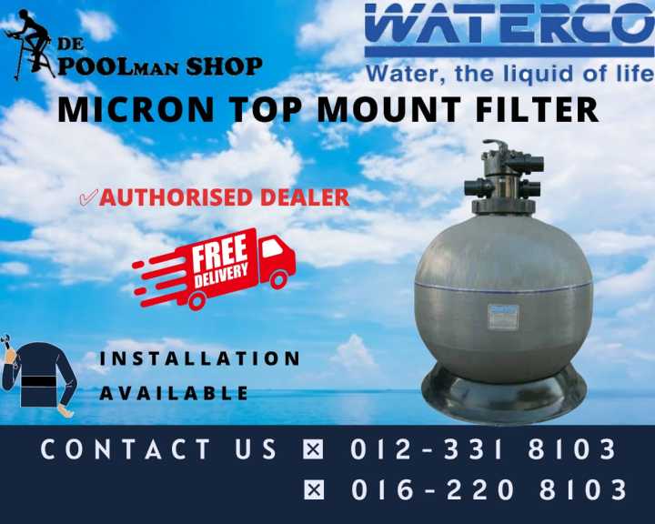 WaterCo MICRON TOP MOUNT FILTER S702 (Includes 50mm MultiPort Valve