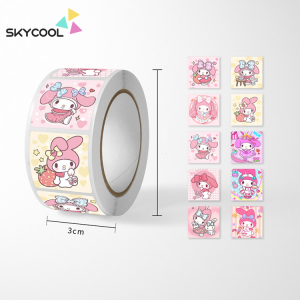 500 ชิ้น/ม้วนสติกเกอร์ DIY การ์ตูนเด็กรางวัลสติกเกอร์ของขวัญตกแต่งสติ๊กเกอร์ของเล่นฉลากกาวด้วยตนเองสําหรับซองจดหมายซีลการ์ดอวยพรฤดูใบไม้ผลิ DIY งานฝีมือถุงตะกร้า เครื่องบรรจุปาร์ตี้โปรดปรานของขวัญ