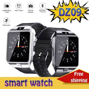 ♥【Readystock】 + FREE Shipping ♥ DZ09 Smart Watch For Men Original Watches SIM TF Camera Women Bluetooth Music Wristwatch With Big Battery Smartwatch Android IOS