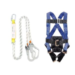 Full Body Harness Pro Double Big Hook Absorber Safety Harness Panjat Tebing Menara Body Harness Double Hook