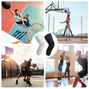 Knee Pad Wrestling Knee Sleeve Leg Protectors Sleeves for Volleyballs Basketball Knee Support Brace with Cushioning