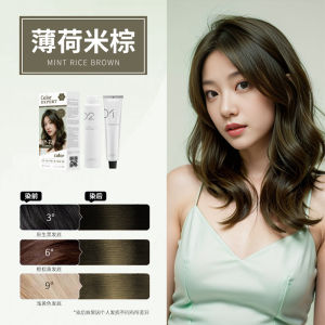 No need to bleach hair dye set Plant essence does not stimulate the scal(color shampooherbal dyehair dye shampooplant bubble hair dye)