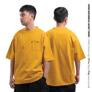 SSST Basic Pocket Heavy Weight T-Shirt Polos Oversize Mustard