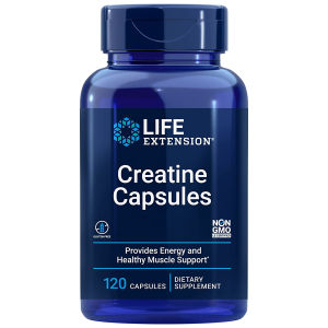 Life Extension Creatine 120 Capsules Healthy Muscle Support and Energy