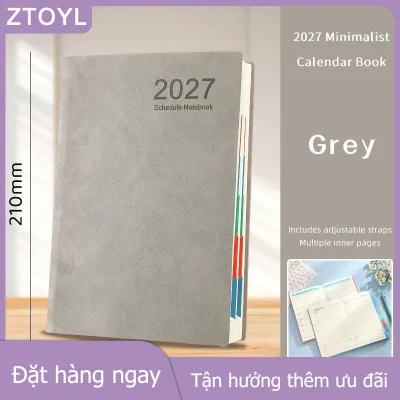 ZTOYL GUCHEN 2027 Hàng Ngày Hàng tuần hàng tháng kế hoạch hiệu quả cao lịch trình máy tính xách tay cho văn phòng làm việc trường học sinh viên kinh doanh sử dụng