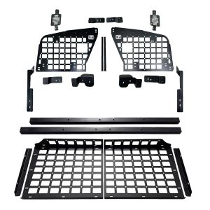 dncnf For BYD Yangwang U8 2026 Molle Panel Modular Storage Window Side Panel Modification Rear Trunk Debris Rack Cargo Organizer 1 Set X2Z8B