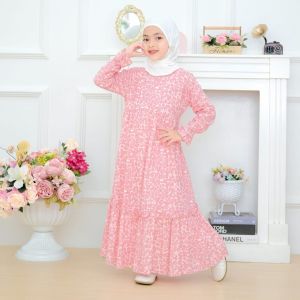 CK - GAMIS ANAK PEREMPUAN ISABELA TERBARU UNTUK USIA 1-10 TAHUN BAHAN KATUN RAYON PREMIUM.