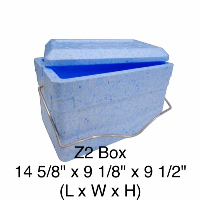 Styro best sale ice box