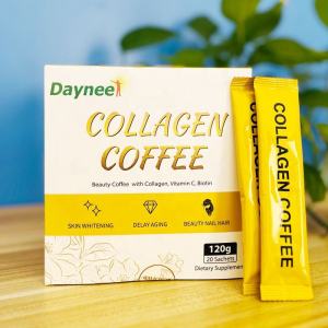 Collagen Protein Instant Coffee Detox Anti Aging Whitening Coffee Collagen for Skin Lightening Healthy Living