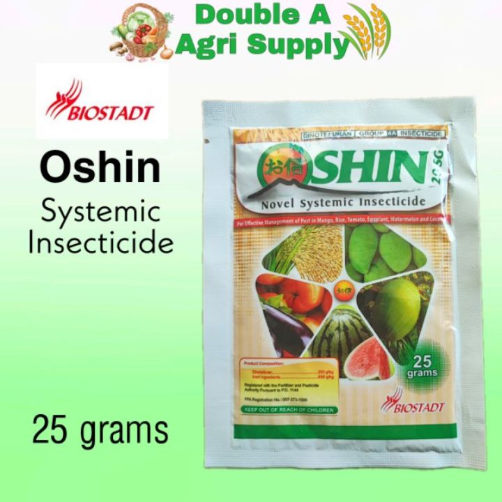 Oshin (Dinotefuran) Novel Systemic Insecticide 25 grams sachet