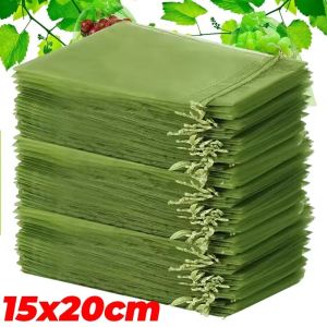 10/100pcs trái cây bảo vệ lưới túi cây túi trồng vườn chống chim túi lưới Rau dâu tây nho Bìa dụng cụ làm vườn