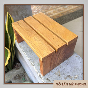 Ghế đẩu ngồi xổm | Ghế gỗ để chân văn phòng | Kệ kê đồ bằng gỗ tự nhiên | Kệ gỗ tự nhiên