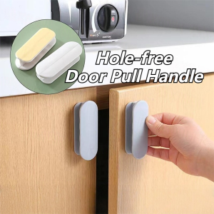 2PCS Self-Adhesive Door Pull Handle Plastic Hole Free Sliding Humanity Auxiliary Door Handle